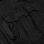 Solid Shrivel Pants - Black