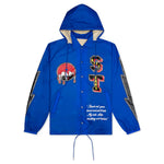 Saint Michael x Shermer Academy Coach Jacket - Blue