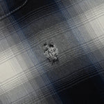 Saint Michael x Lastman Mx6 Checkered L/S Buttonup Shirt - Navy