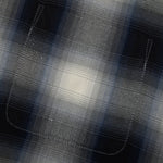 Saint Michael x Lastman Mx6 Checkered L/S Buttonup Shirt - Navy
