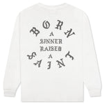 Saint Michael x Born x Raised Clown L/S Tee - White