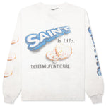Saint Michael x Shermer Academy Heart Cookie L/S Tee - White