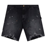 Double Knee Shorts - Black