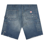Double Knee Shorts - Blue