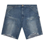 Double Knee Shorts - Blue