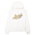 Satin Patch Oversized Hood - Off White