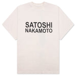 Satoshi Logo Tee - White