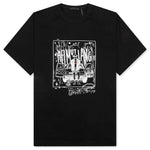 Scribbled Cowboy Logo Tee - Black