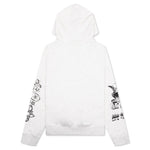 Scribbles Zip Hoodie - Grey