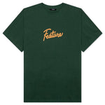 Script Tee - Dark Green