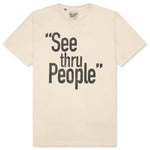 See Thru People Tee - Antique White
