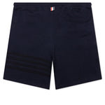 Seersucker Loopback Sweatshorts - Navy