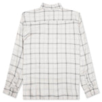 Shadow Plaid Rayon Shirt - Natural