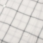 Shadow Plaid Rayon Shirt - Natural