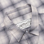 Shadow Plaid Western Shirt - Dusk