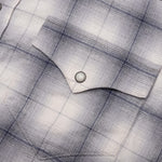 Shadow Plaid Western Shirt - Dusk