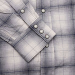 Shadow Plaid Western Shirt - Dusk