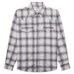 Shadow Plaid Western Shirt - Dusk