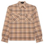 Sheer Flannel Shirt - Brown Checker