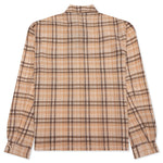 Sheer Flannel Shirt - Brown Checker