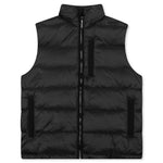 Sherman Convertible Puffer Vest - Black