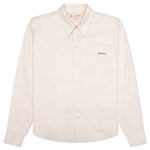 Cream Denim Shirt with Trunakaroo Plaque - Bone