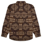 Chimayo Jacquard Button-Down Shirt - Brown