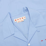 Boxy Fit Logo Bowling Shirt - Iris Blue