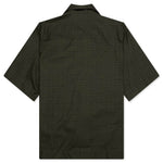 Boxy Fit Hawaiian Shirt - Khaki