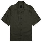 Boxy Fit Hawaiian Shirt - Khaki