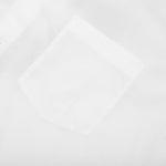 Curved Hem Short Sleeve Shirt - White