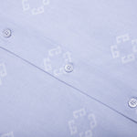 Monogram 72 Jacquard Shirt - Baby Blue