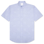 Monogram 72 Jacquard Shirt - Baby Blue