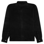 Mohair Overshirt Shirt - Black
