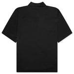 Glass Finish Cotton Poplin Shirt - Black