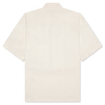 Glass Finish Cotton Poplin Shirt - Eggshell