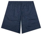 Shiny Monogram 72 Denim Bermuda Shorts - Grey/Blue