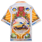 Short Sleeve Cuban Collar Shirt - A Tournade De Rose