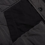 Quilted Nylon Vest - Lead Grey