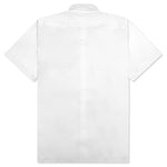 Short Sleeve Military Shirt - White