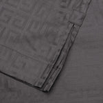 Short Sleeves Boxy Fit Zipped Shirt - Titanium