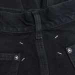 Stud Denim Shorts - Grey