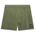 Nylon Metal Shorts - Sage