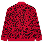 Leopard Cardigan Sweater - Red