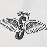 Skull Wings Pigment Dyed L/S Tee - Natural