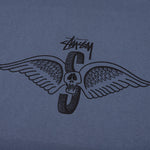 Skull Wings Pigment Dyed L/S Tee - Navy