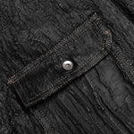 Sl Tommy Jumbo Sleeveless Denim Jacket - Parchment/Black