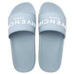 Slide Flat Sandals - Sky Blue