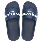 Slide Flat Sandals - Dark Blue