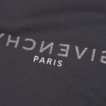 Slim Fit Reverse Print T-Shirt - Charcoal